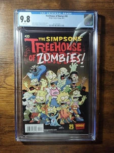 Simpsons Treehouse of Horror #20 2014 CGC 9,8 raro - Imagen 1 de 2