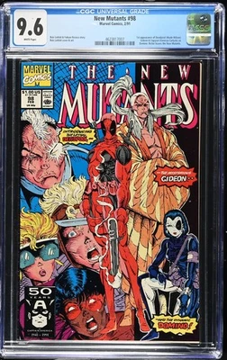 New Mutants #98 CGC 9.6 Incredible Looking Book! 1st App of Deadpool - Image 1 of 2