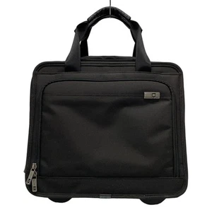 Auth VICTORINOX - Black Nylon Leather Suitcase - Picture 1 of 12
