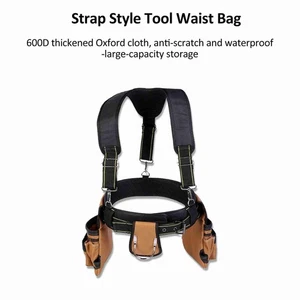 Tool Belt With Suspenders Heavy Duty Tool Vest With Detachable & Adjustable Tool - Picture 1 of 7