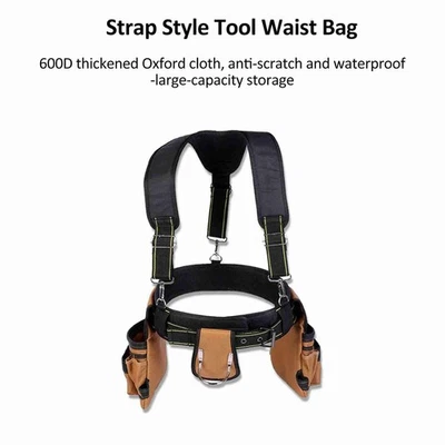 Tool Belt With Suspenders Heavy Duty Tool Vest With Detachable & Adjustable Tool - Image 1 of 4