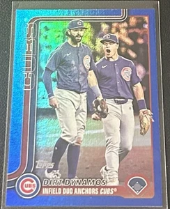 Actualización Topps Dirt Dynamos 2025 #US309 Matt Shaw lámina azul paralelo/150 Cubs - Imagen 1 de 2