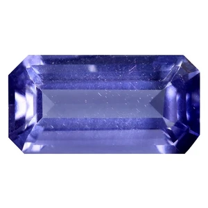 1.96 ct Octagon(11.23 x 5.85 mm)Unheated Natural Blue Iolite Gemstone - Picture 1 of 2