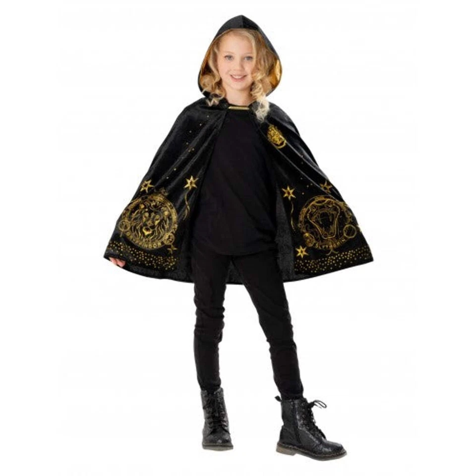 Costume De Fête Pour Enfant En Cape Dorée Licenciée Harry Potter - Photo 1/1