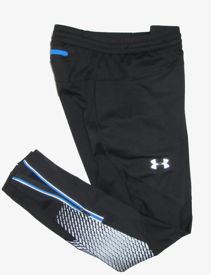 UNDER ARMOUR Mens Size XXL Black Windstopper Running Hiking COMPRESSION Pants - Image 1 of 4