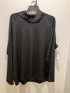 George Herren Kapuzen Langarm Rash Guard Shirt Neu mit Etikett Gr. XL (46-48) Schwarz UPF 50+ - Bild 1 von 6