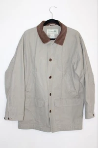 Vintage LL Bean Barn Jacket Men’s Field Chore Jacket Size M Lined Animal Print - Picture 1 of 20