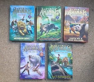Spirit Animals Books Lot 1–5 Brandon Mull Series  Fantasy Adventure Hard Cover - Imagen 1 de 4