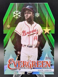 2025 Topps Holiday Hank Aaron Evergreen #E-24 Alanta Braves - Bild 1 von 2