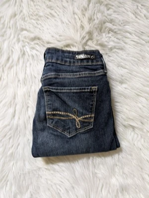 SIZE 0 W24 LEVI'S DENIZEN Low-Rise Boyfriend Dark Wash Jeans INVPV3788 - Image 1 of 4