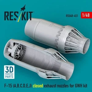 F-15 (A, B, C, D, E, J) ugelli di scarico chiusi per GWH 1:48 ResKit RSU48-0451 - Foto 1 di 3