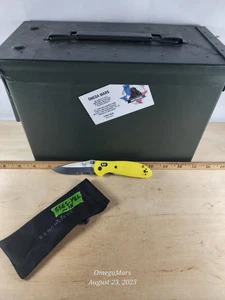 Benchmade 556-YEL Mini Griptilian 154CM #18 Light usage, warrantied. - Picture 1 of 10