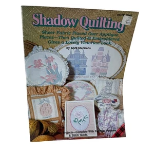 Vintage Shadow Quilting Book By April Stephen Issue #07741 Plaid 1984 - Bild 1 von 3