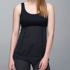 Lululemon Run : Black Ta Ta Tank Top SZ4 - Picture 1 of 8