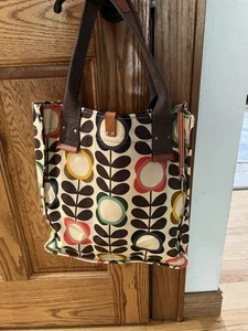 Orla Kiely Multi Stem Beach Tote - XL Size With Retro Colors - Picture 1 of 4