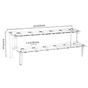 12 Hole Acrylic Cone Rack for Serving Ice Cream For Charcuterie and Salads - Picture 1 of 10