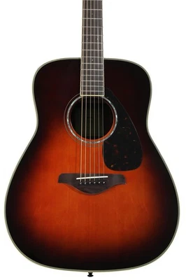 Yamaha FG830 Dreadnought Acoustic Guitar - Tobacco Brown Sunburst - Image 1 of 4