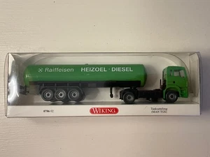 Wiking HO 786 MAN TGS 18.410 Liquid gas trailer - excellent - Picture 1 of 10
