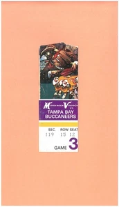 1st EVER Game HHH Metrodome 1982 Ticket Minnesota Vikings v Tampa Bay Buccaneers - Bild 1 von 2