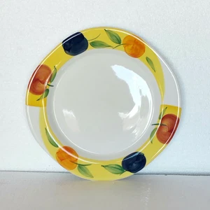 Serving Platter Plate NEW Large Hand Painted Decorative Fruit Italy Ceramic - Picture 1 of 5
