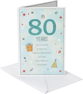 Karte zum 80. Geburtstag (in 80 Jahren) - Bild 1 von 12