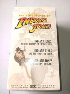 Indiana Jones VHS Box Set Trilogy Collection Raiders Temple Crusade - Picture 1 of 7