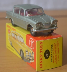 Dinky Toys 145 Singer Vogue Saloon Car 60er Jahre original verpackt - Bild 1 von 11