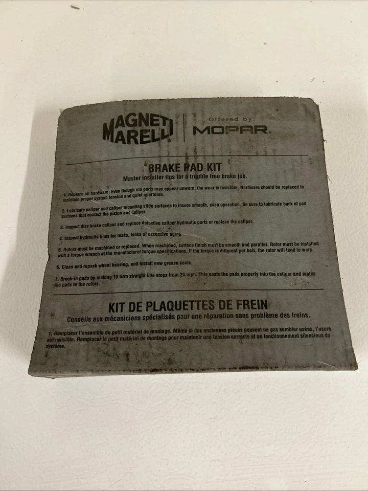 Pastillas de freno traseras Magenti Marelli 8271-D1161 para Ford Lincoln Mazda y Mercury Foto 1 de 4