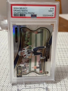 2024 Panini Select #16 Drake Maye RC (Snap Shots - Prizm) PSA-9 NE Patriots - Bild 1 von 3