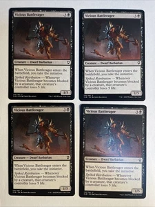 4x Baldur's Gate Vicious Battlerager NM/M Magic The Gathering Mtg - Bild 1 von 2