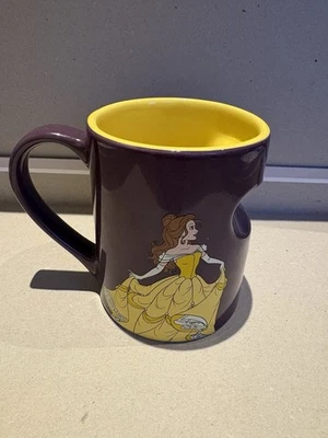 Disney World Princess Belle Porcelain Mug. Purple Half Of 2 Set (only Belle) - Image 1 of 4