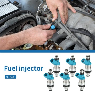 Fuel Injector No.23209-20010 for Toyota Avalon 1995 1997 3.0L Blue 6 Pcs — 第 1/4 张图片