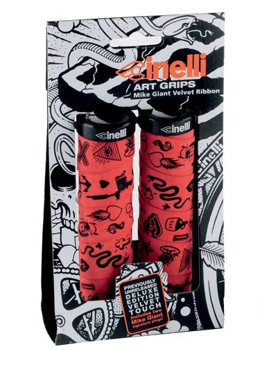 Cinelli Mike Giant Art Mountain Bike MTB Handlebar Grips - Image 1 of 2
