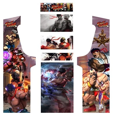 Stickers street fighter pour Borne d'Arcade MAME -  + GIFTS - Photo 1/2