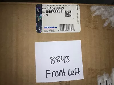 GMC Terrain 2018-2021 regulador de ventana de puerta delantera izquierda con motor 84578843 OEM Foto 1 de 3