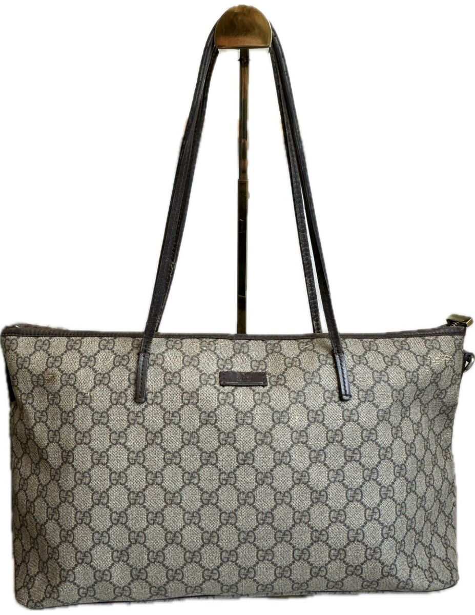 Gucci GG Supreme Leather Exterior Satchel/Top Handle Bag Gucci GG Supreme Leather Exterior Satchel/Top Handle Bag