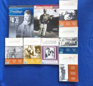 Lot 8 Hoosier Genealogist 2001-07 Indiana Historical Society Genealogy Connecti - Bild 1 von 2