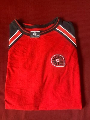 Camisa Y2K Vintage Akademiks Para Hombres XL Mangas Negras Hip Hop Patinador Rojo Grunge Foto 1 de 4