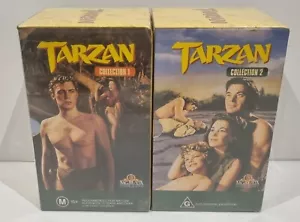 Tarzan  Collection 1  & 2 VHS Movie Box Sets, NEW SEALED, Rare Item - Picture 1 of 4