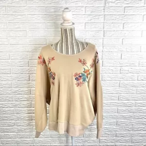 Suéter polar Entro floral espalda abierta talla pequeña - Imagen 1 de 7