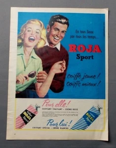 PUB PUBLICITE ANCIENNE ADVERT CLIPPING 250917 / POUR ELLE POUR LUI ROJA SPORT - Imagen 1 de 1