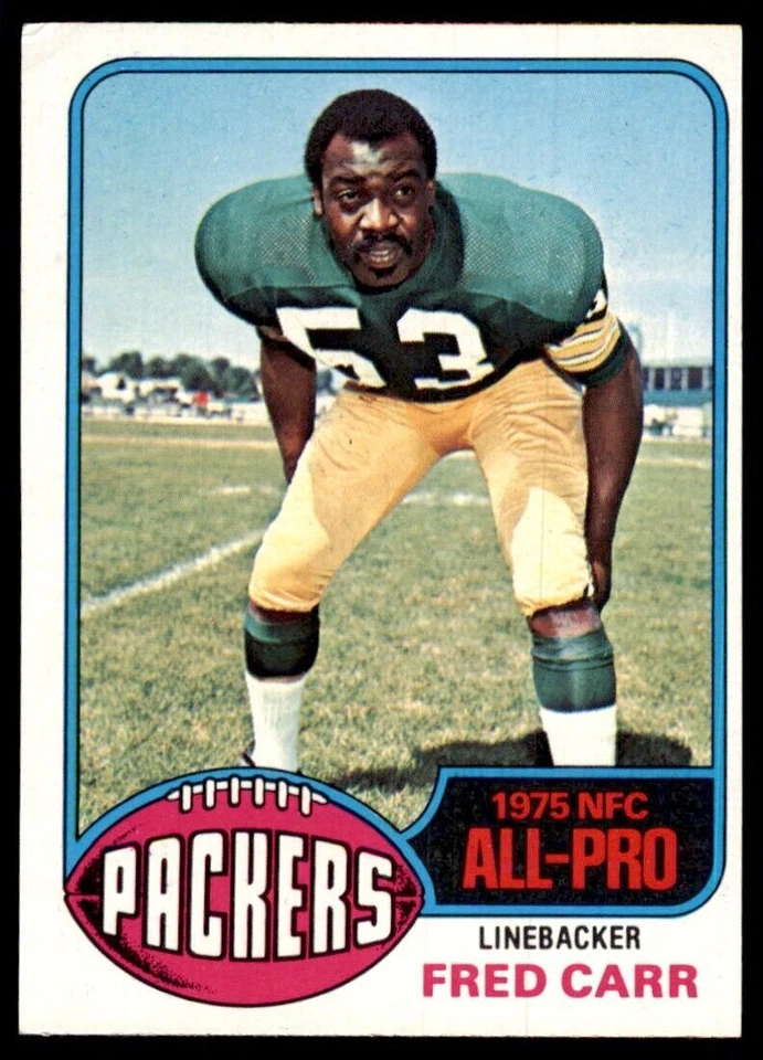 1976 Topps Fred Carr Football Cards #360 - Image 1 of 2