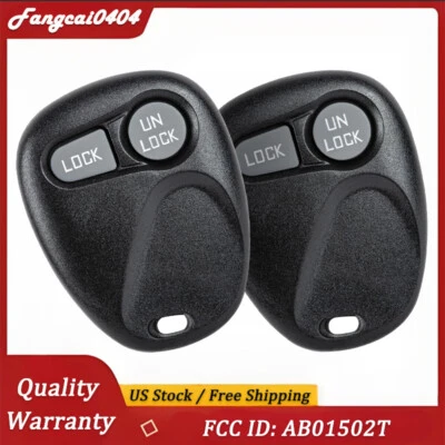 2pcs For 96-00 GMC Yukon Chevy Tahoe / Suburban Pontiac Firebird Remote Key Fob - Image 1 of 4