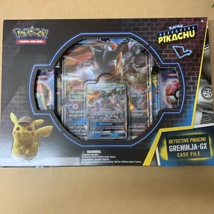 Pokémon Detective Pikachu Greninja GX Custodia File, per Gioco di Carte TCG CCG Sigillato - Foto 1 di 6