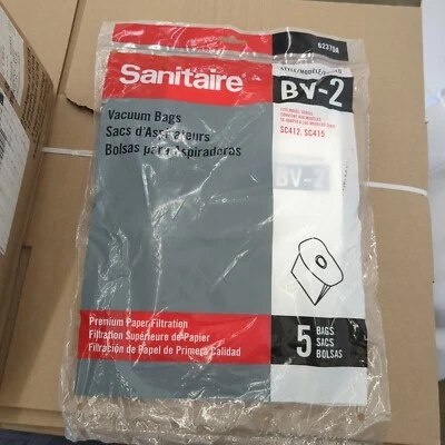 Sanitaire Commercial vacuum Bag BV-2 fits SC412 SC415. 5 Bags Of 5 - Image 1 of 2