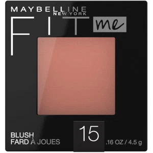 Maybelline Fit Me Blush, Leggero, Liscio, Miscelabile, Colore Trucco, Nudo - Foto 1 di 1