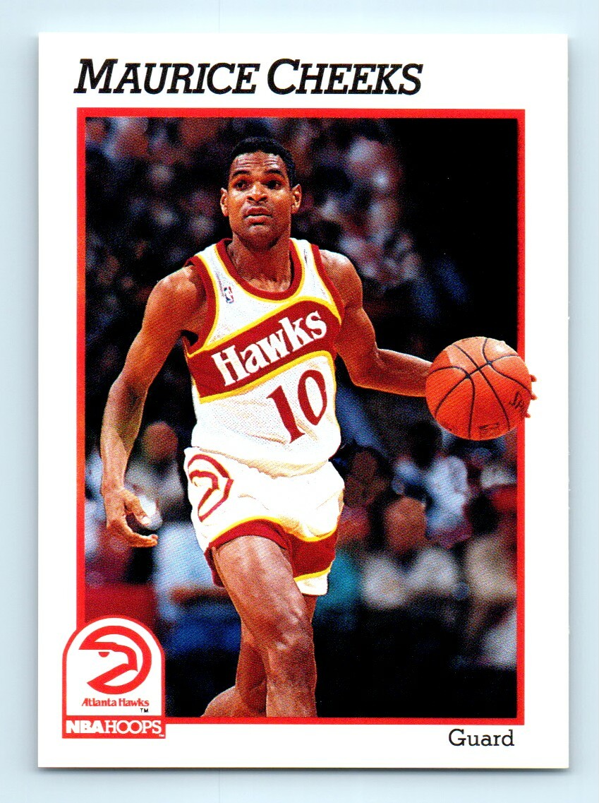 1991-92 Hoops #331 Maurice Cheeks Atlanta Hawks