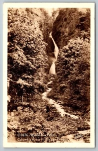 RPPC Wahkeena Falls Columbia River Highway Oregon Real Photo Postcard c1920 - Picture 1 of 2
