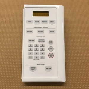 GE Microwave Control Panel WB07X10873 w/ Board WB27X10712 - TESTED & CLEAN - Picture 1 of 3