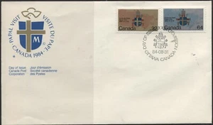 Kanada 1984 #1030,1031 32c,64c Royal Visit (Ottawa, ONT, 8.08.1984)(Cachet FDC) - Bild 1 von 2